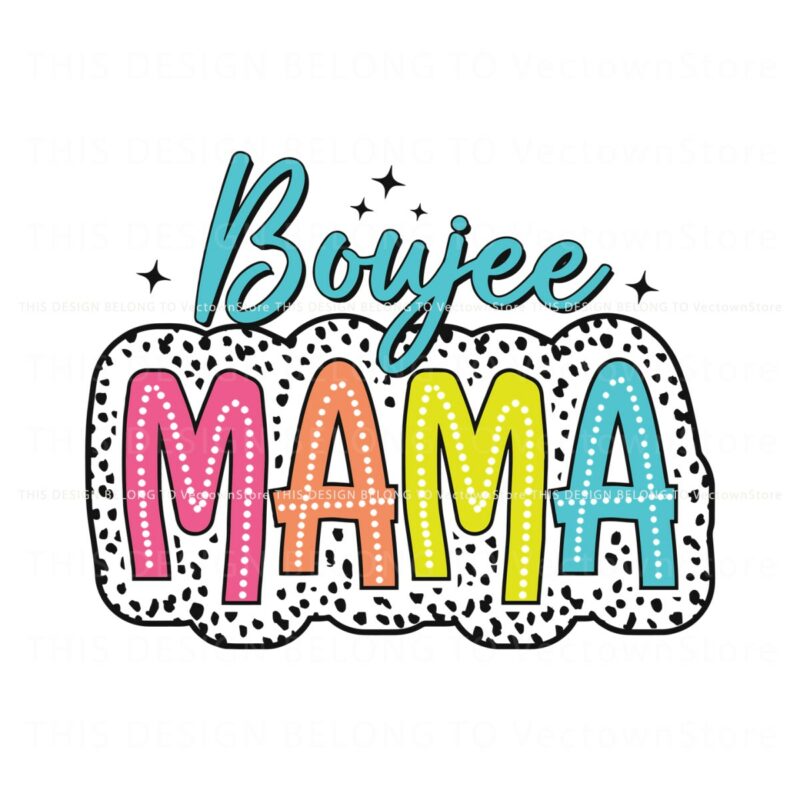 retro-boujee-mama-dalmatian-dots-svg