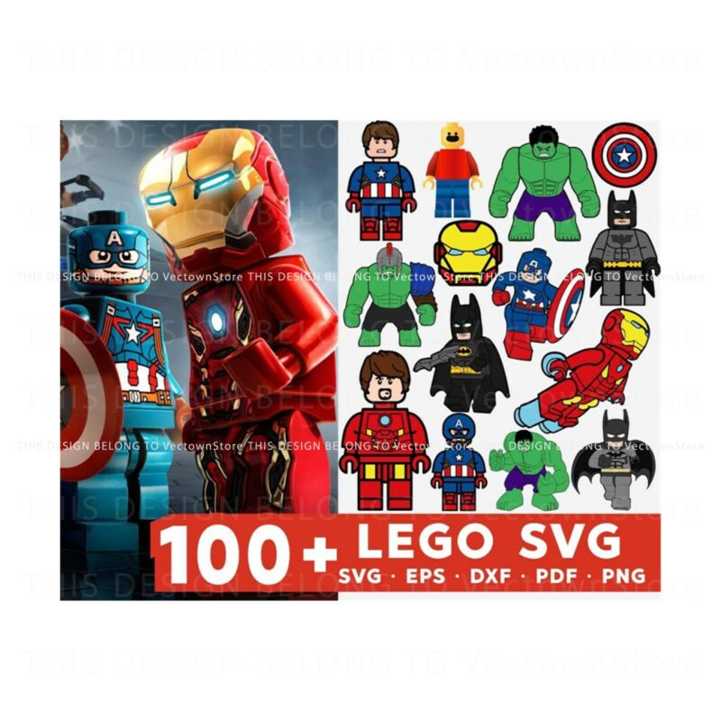 100-lego-cartoon-bundle-svg