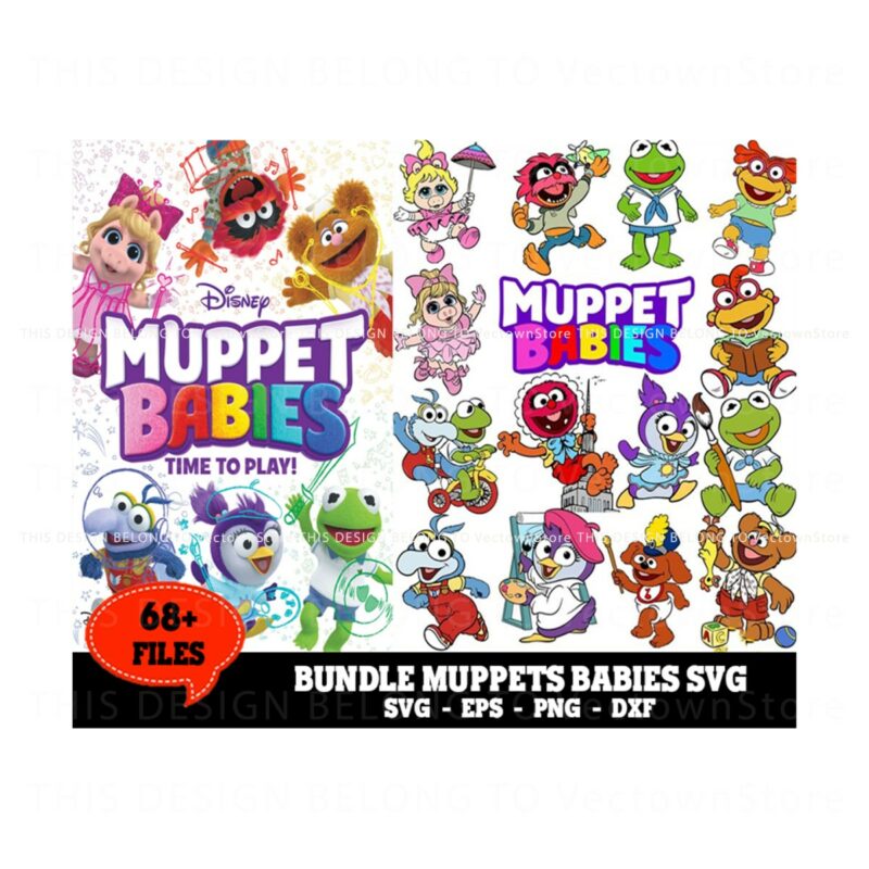 68-files-muppet-babies-bundle-svg