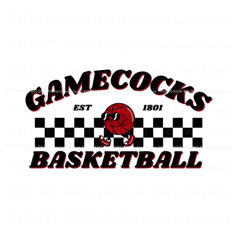 south-carolina-gamecocks-basketball-est-1801-svg