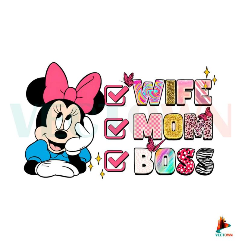 wife-mom-boss-disney-minnie-png