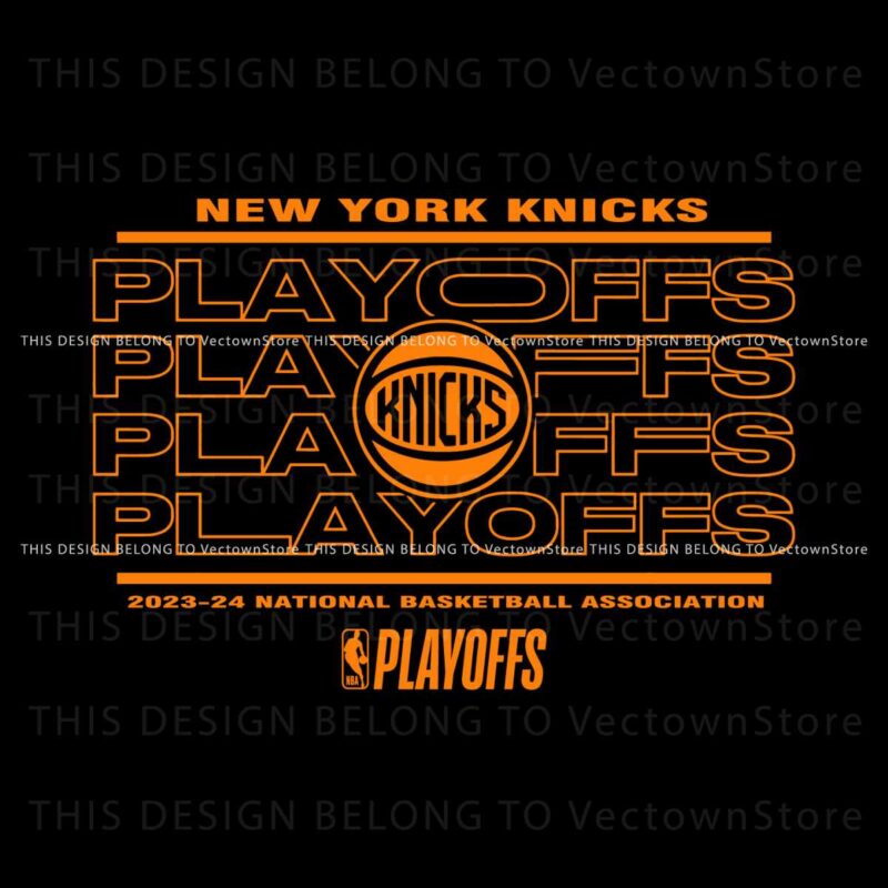new-york-knicks-2024-nba-playoffs-svg