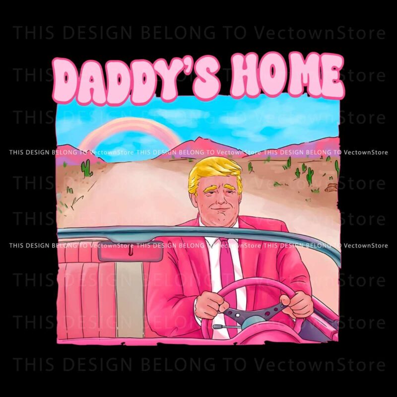 daddys-home-donald-trump-pink-png