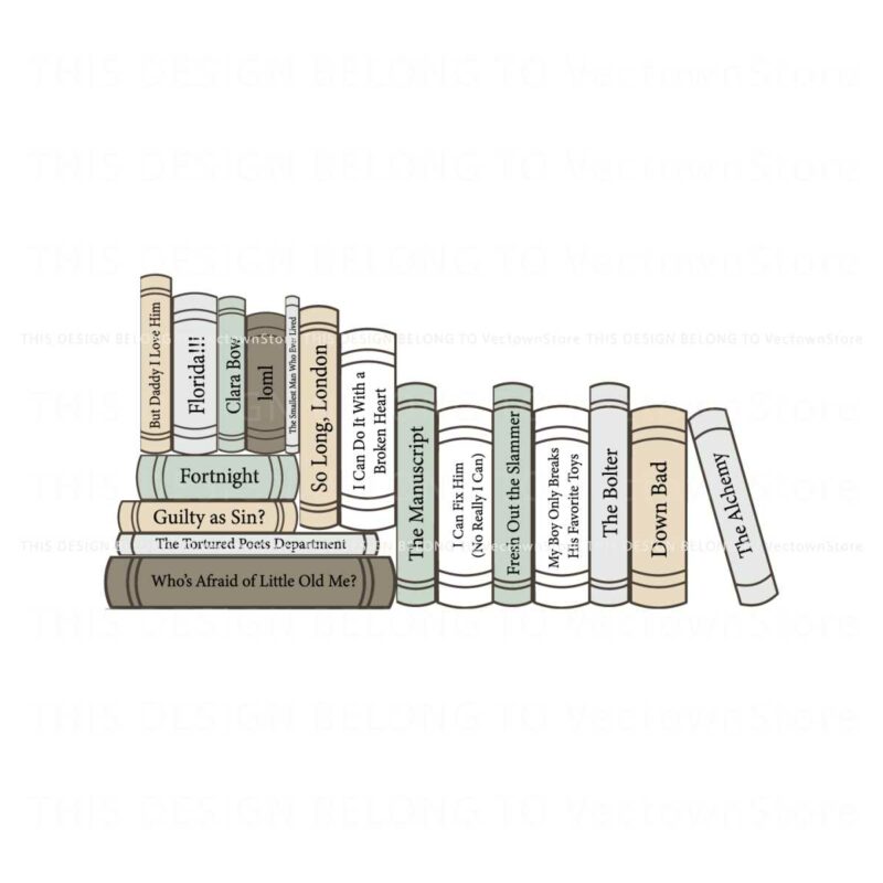 the-tortured-poets-department-books-svg