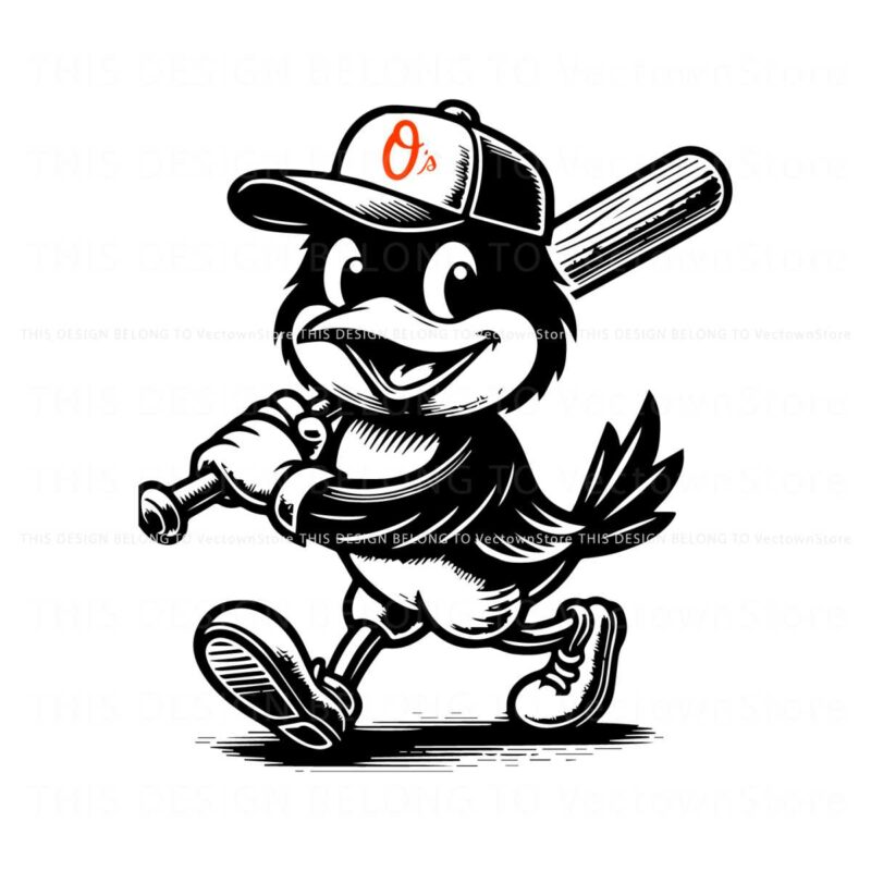 baltimore-orioles-bird-cartoon-baseball-svg