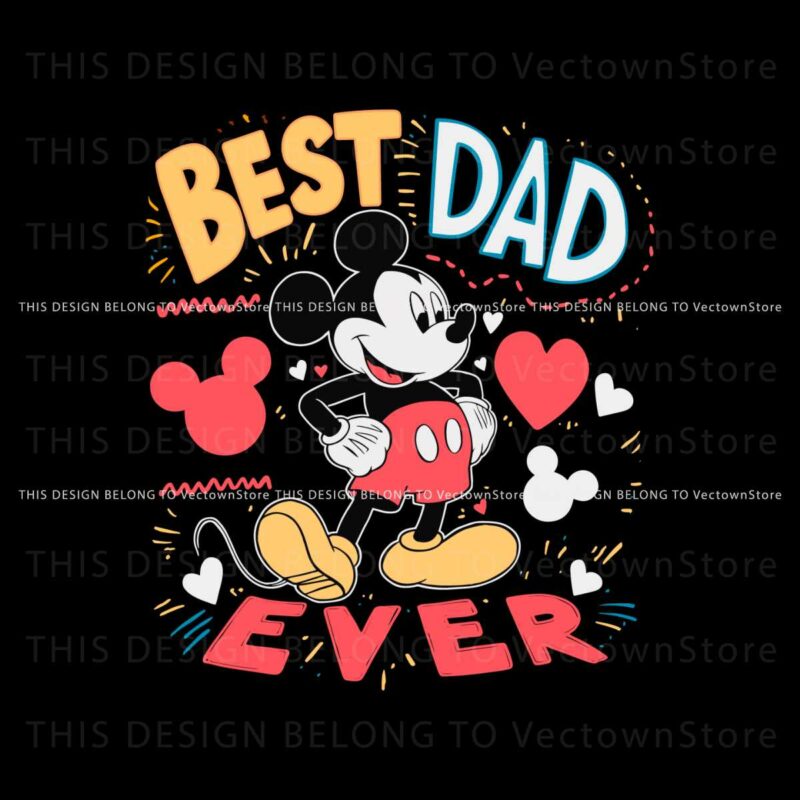 groovy-best-dad-ever-disney-fathers-day-svg