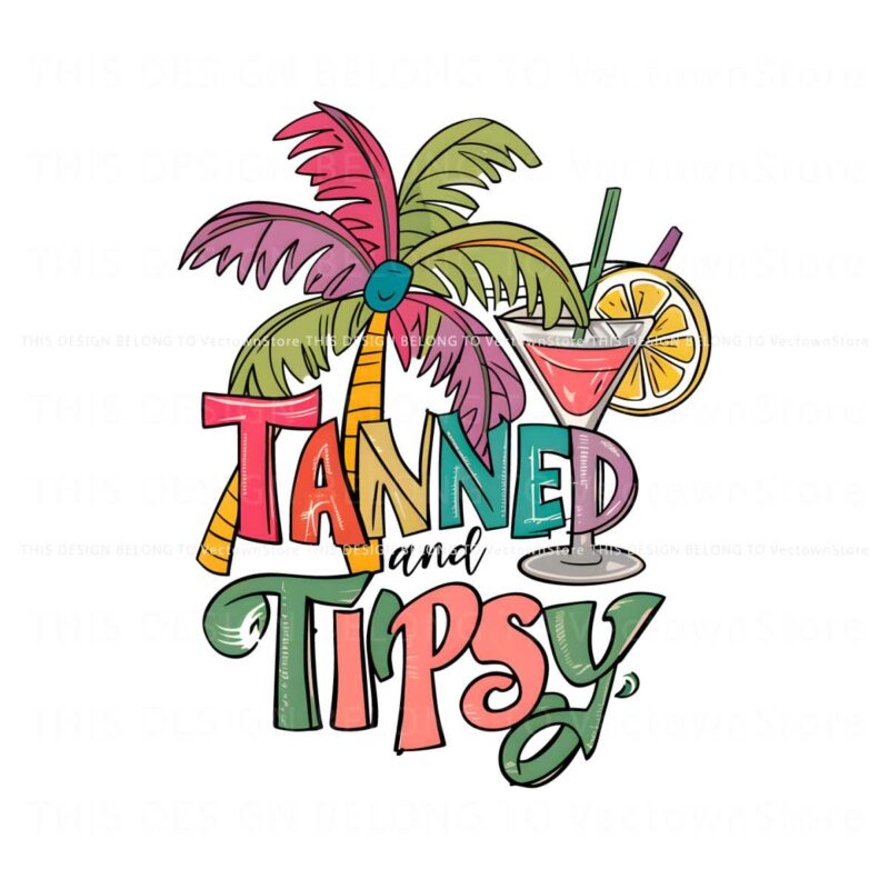 vintage-tanned-and-tipsy-cocktail-png