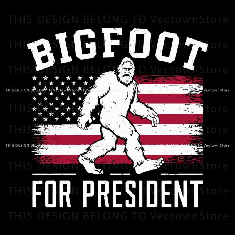 bigfoot-for-president-usa-flag-svg