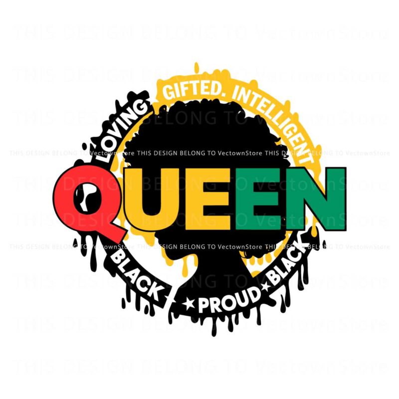 queen-black-women-happy-juneteenth-svg