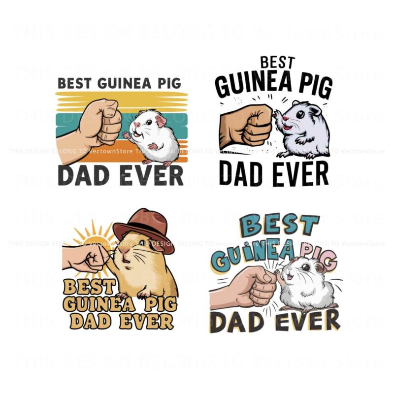 best-guinea-pig-dad-ever-svg-bundle