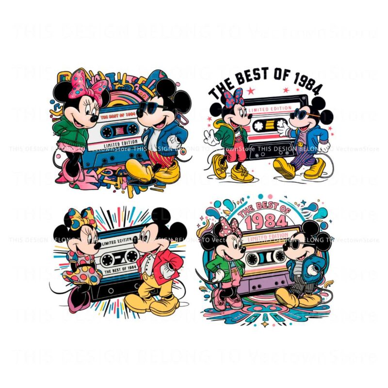 the-best-of-1984-mickey-minnie-png-svg-bundle