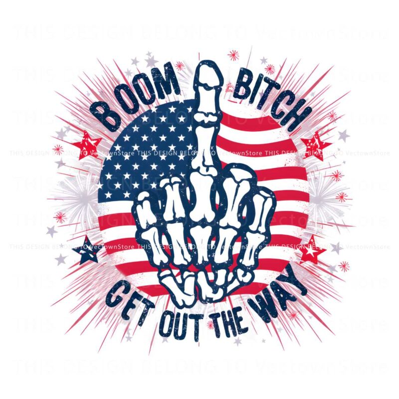 boom-bitch-get-out-the-way-middle-finger-png