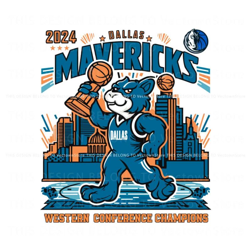 2024-dallas-mavericks-western-conference-champions-svg