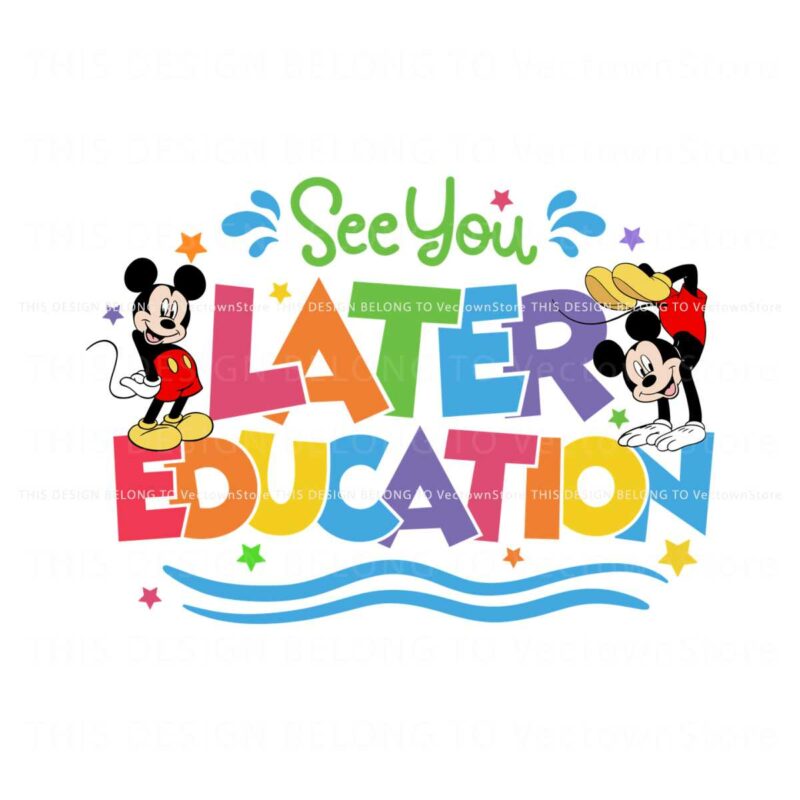 mickey-see-you-later-education-png