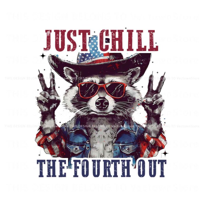 raccoon-just-chill-the-fourth-out-png