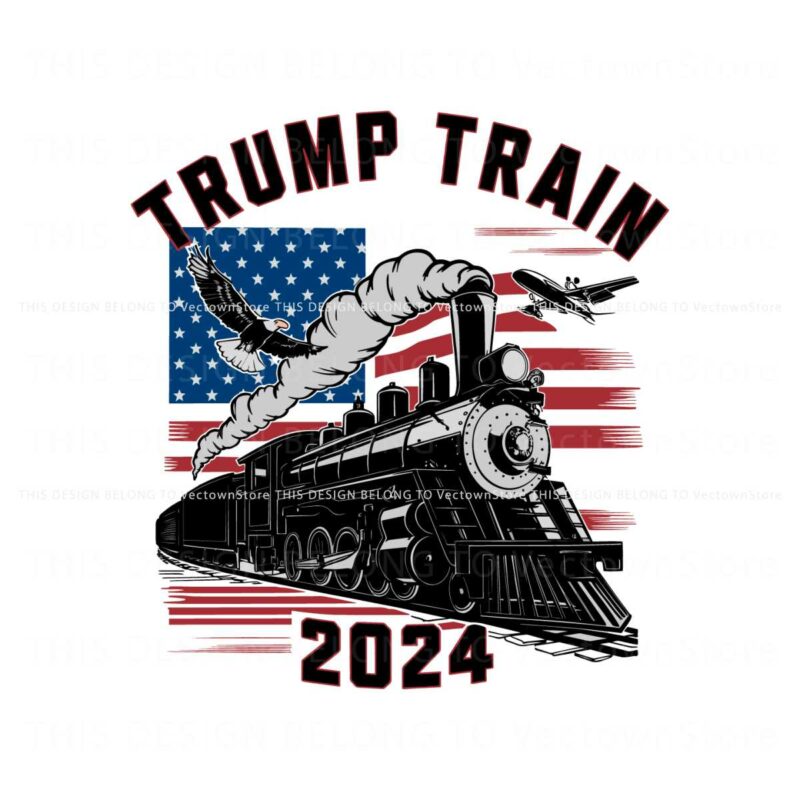 retro-trump-train-2024-election-svg