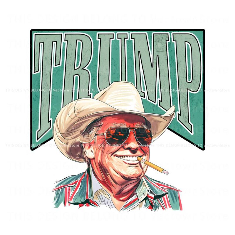 trump-cowboy-western-make-america-great-png