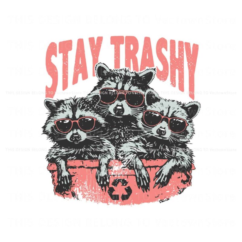 funny-stay-trashy-raccoon-squad-svg