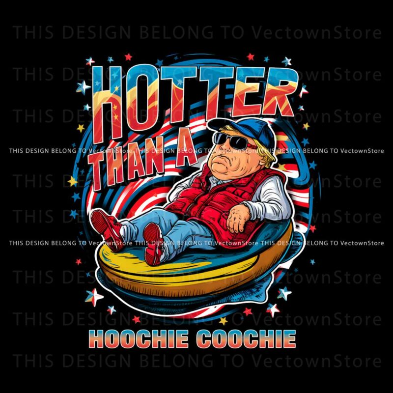 caricature-trump-hotter-than-a-hoochie-coochie-png