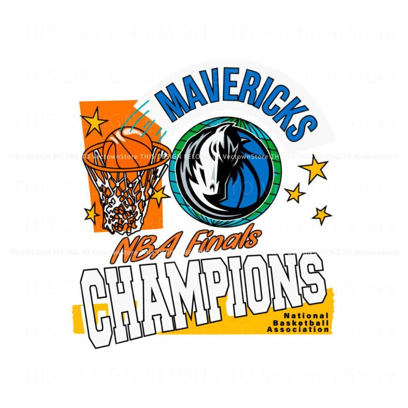 dallas-mavericks-nba-finals-champions-svg