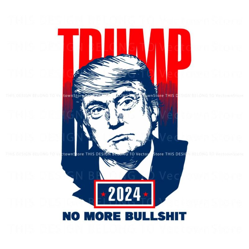 retro-trump-2024-no-more-bullshit-svg