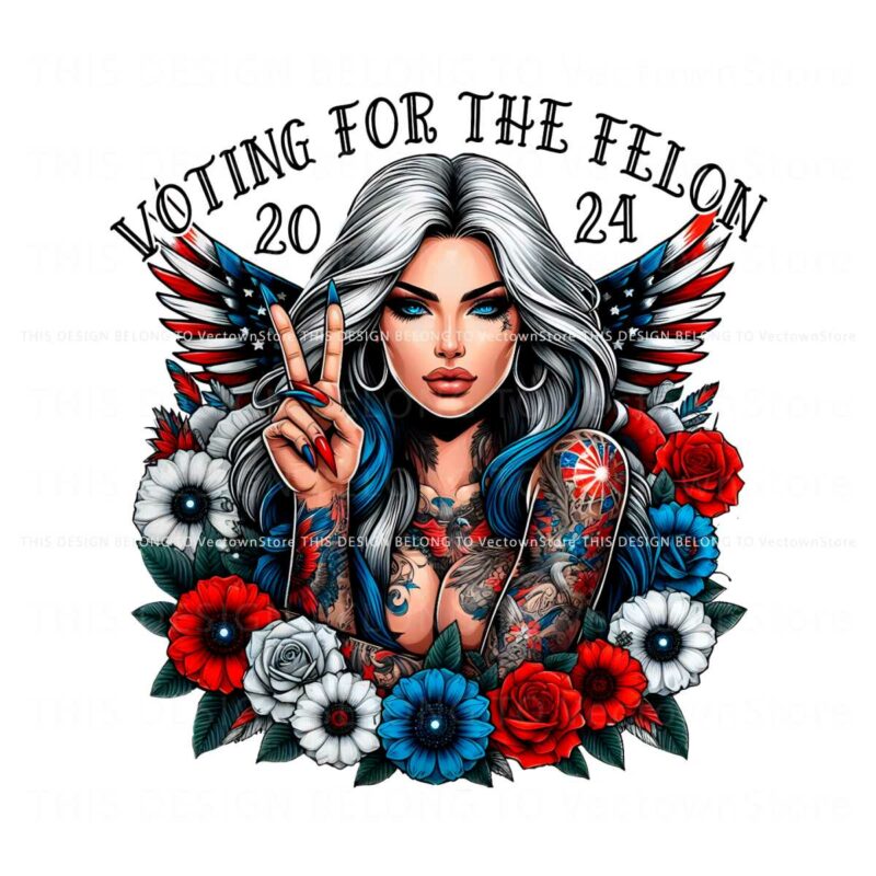 voting-for-the-felon-trump-girl-png