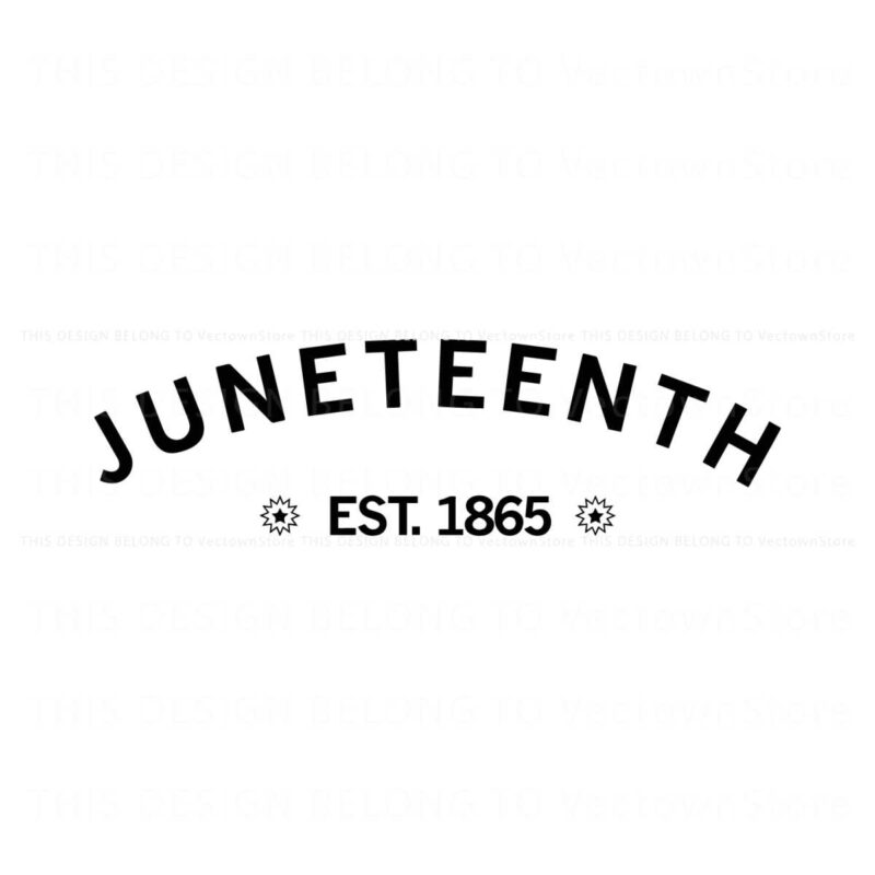 juneteenth-est-1865-freedom-day-svg