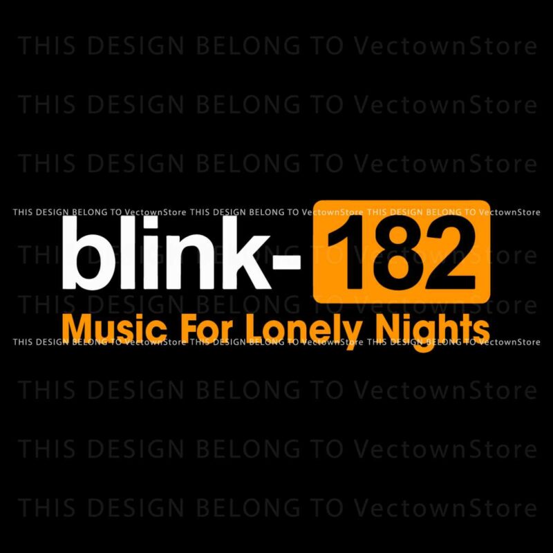 blink-182-music-for-lonely-nights-svg