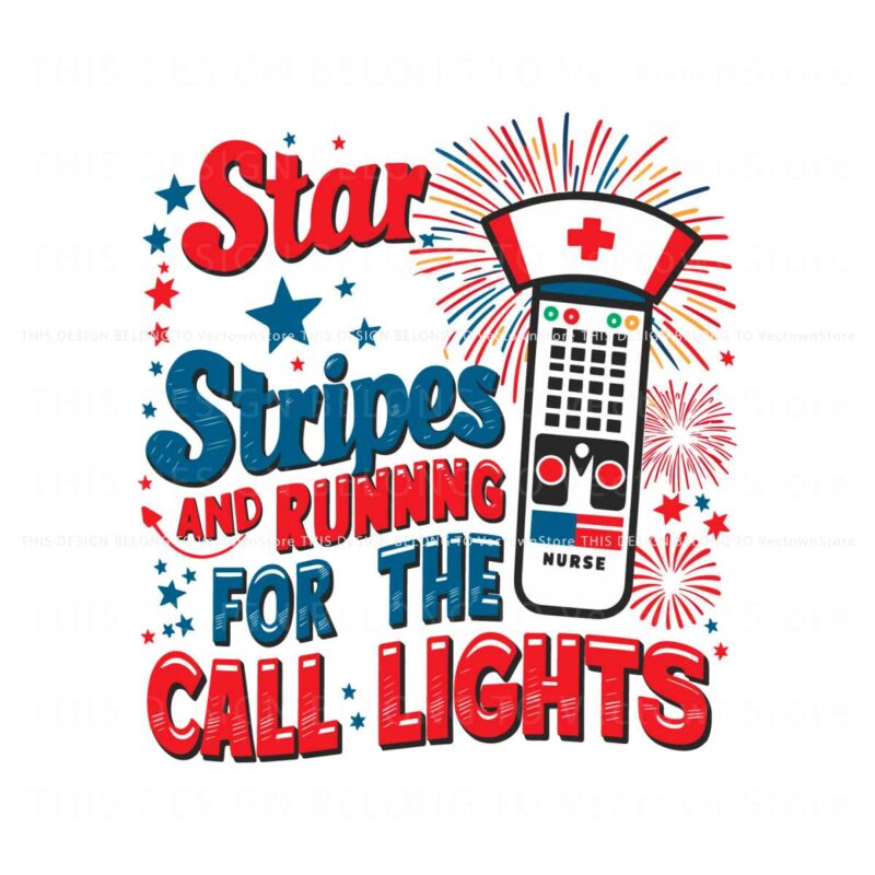 retro-stars-stripes-and-running-for-call-lights-svg