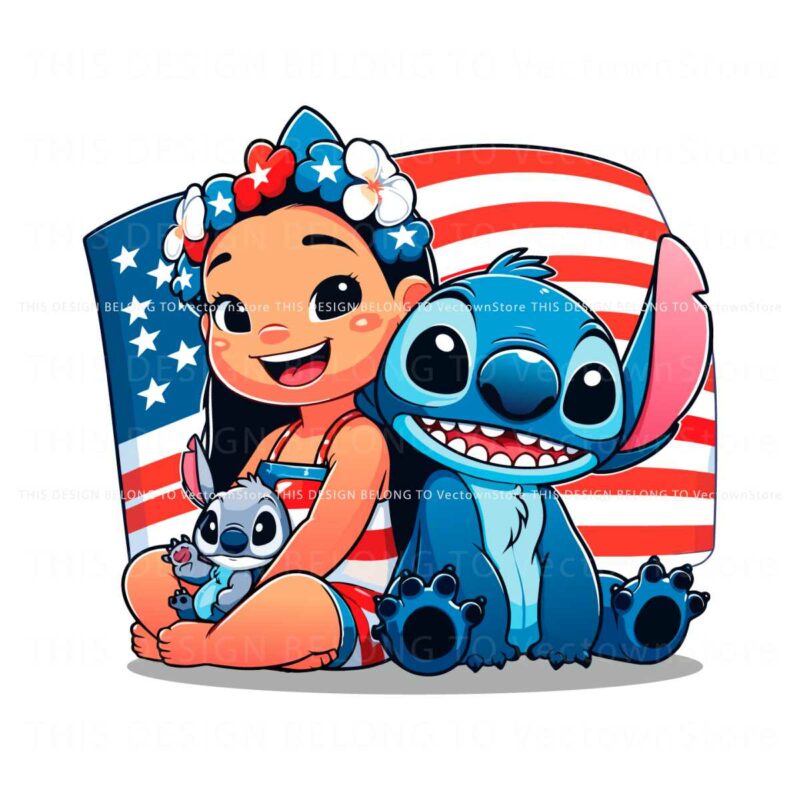 stich-and-lilo-4th-of-july-us-flag-png
