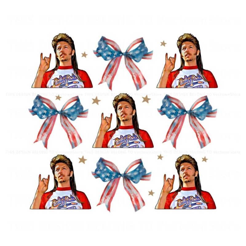 joe-dirt-4th-of-july-coquette-ribbon-bow-png
