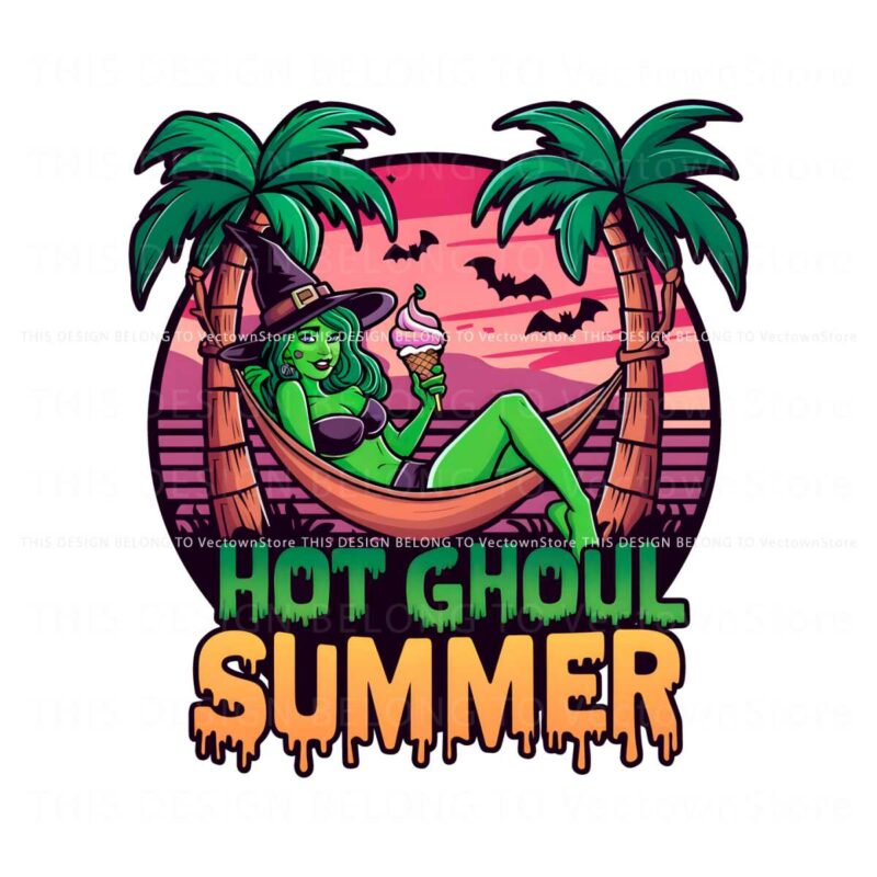 hot-ghoul-summer-spooky-season-png