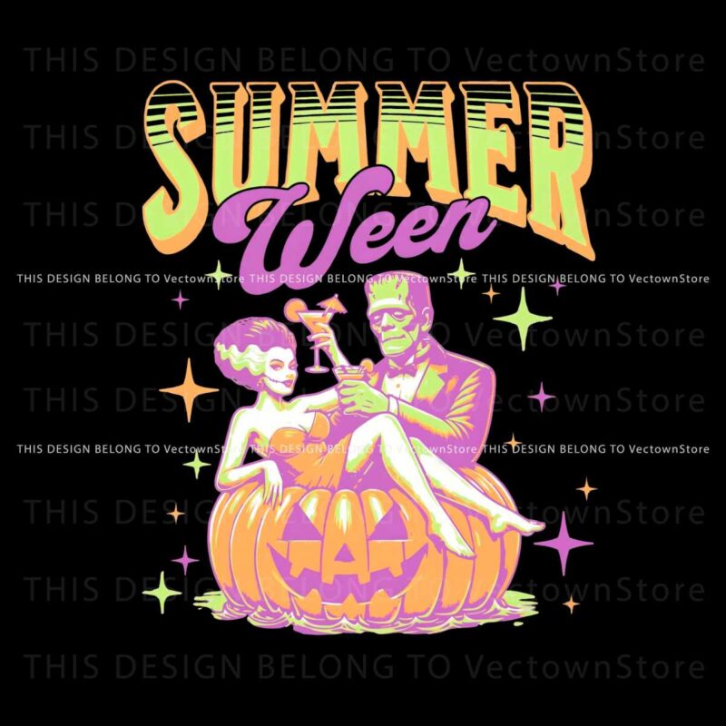 summer-ween-funny-monster-beach-party-png