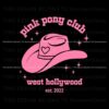 pink-pony-club-west-hollywood-est-2022-svg