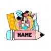 custom-minnie-student-name-frame-svg