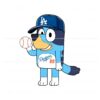 bluey-la-dodgers-baseball-cartoon-svg