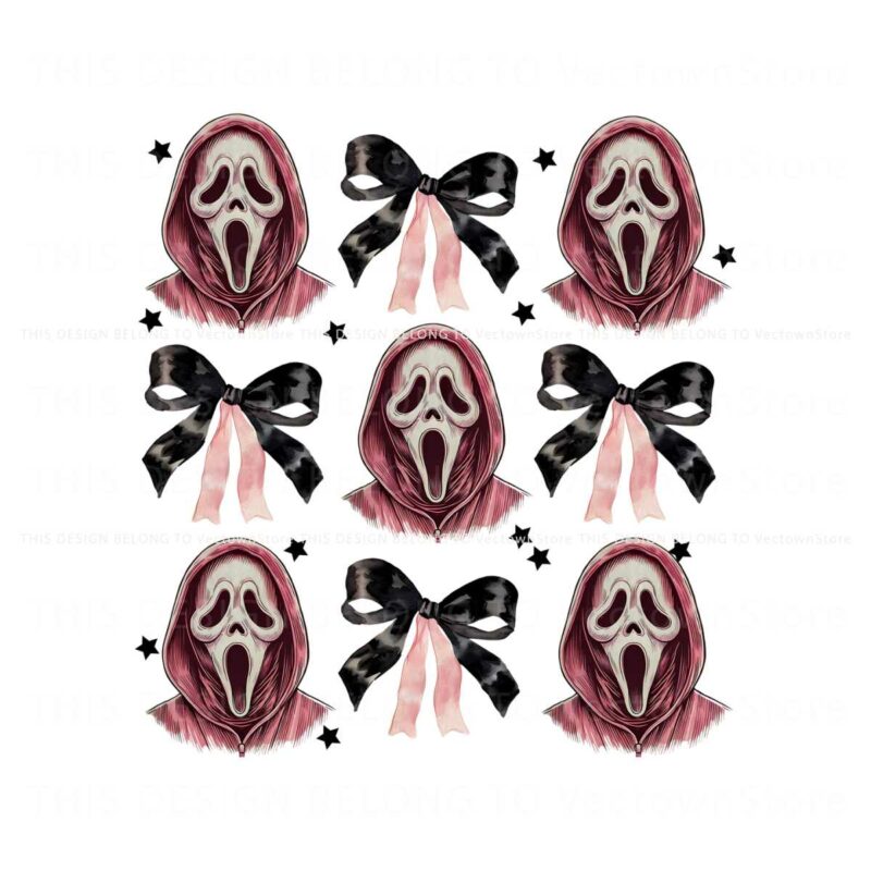 pink-halloween-coquette-bow-ghostface-scream-png