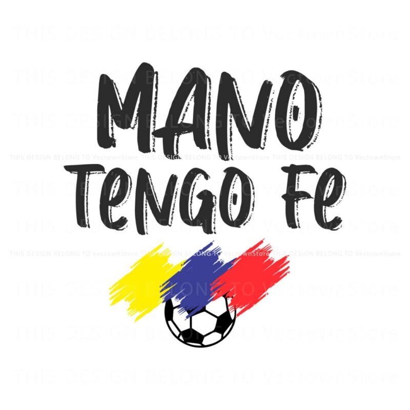 mano-tengo-fe-venezuela-soccer-svg