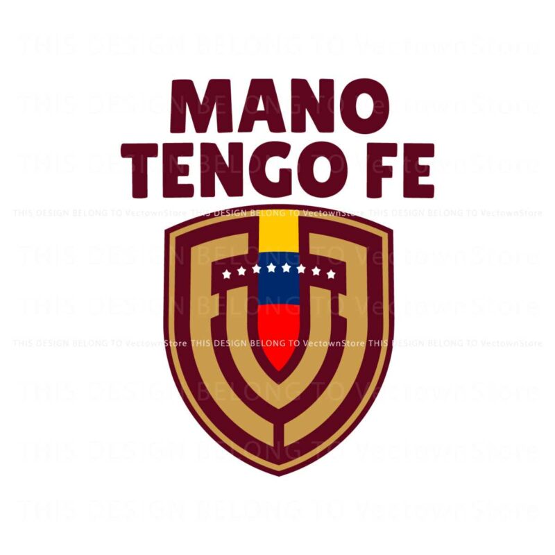 mano-tengo-fe-venezuela-football-team-logo-svg
