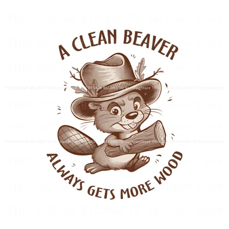 funny-animal-a-clean-beaver-always-gets-more-wood-png