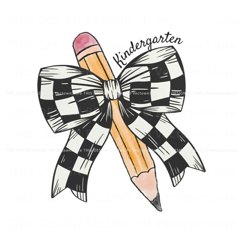 coquette-pencil-bow-kindergarten-png