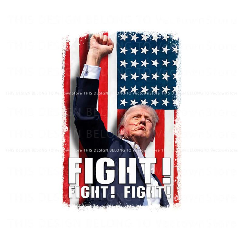 trump-fight-fight-fight-usa-flag-png
