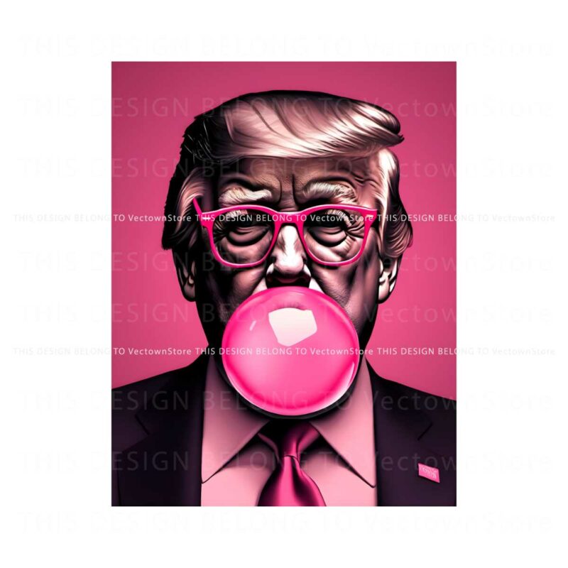 trump-pink-bubblegum-sarcastic-trump-png