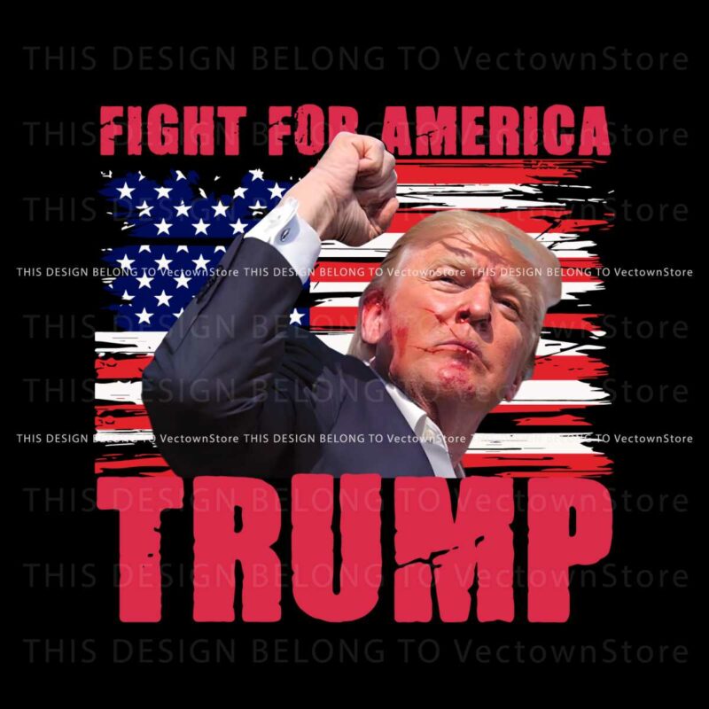 trump-fight-for-america-us-flag-png