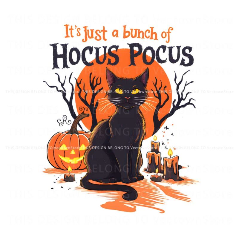 black-cat-its-just-a-bunch-of-hocus-pocus-png