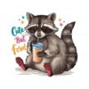 funny-cute-but-feral-raccoon-drinking-png