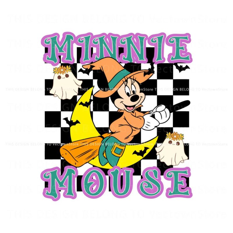 checkered-minnie-mouse-halloween-witch-vibes-svg