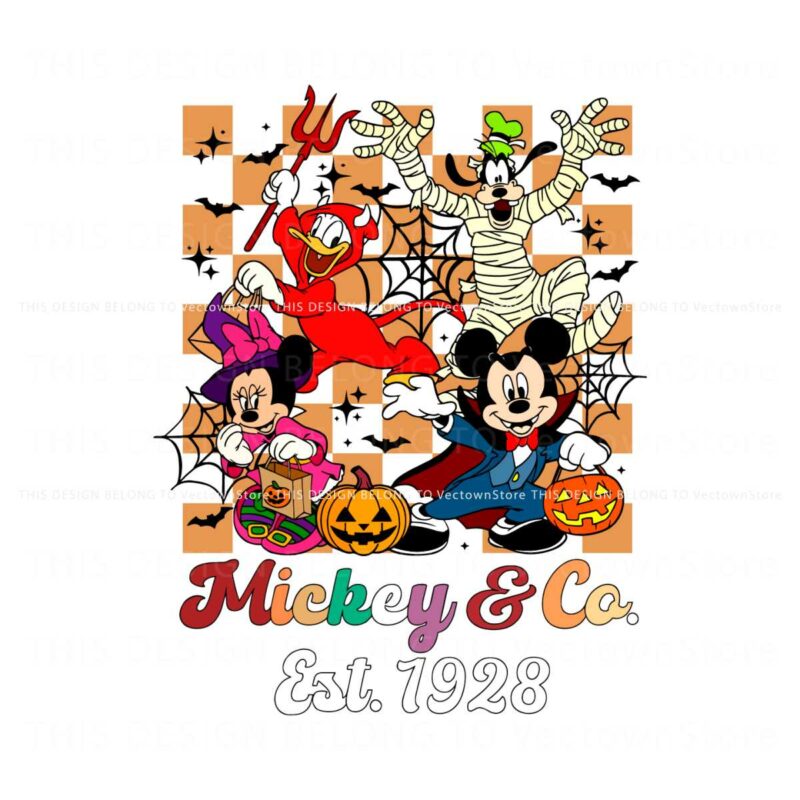 checkered-mickey-and-co-est-1928-png