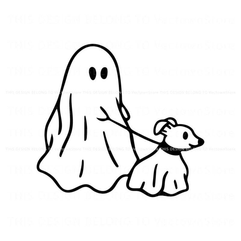 funny-halloween-ghost-dog-walker-svg