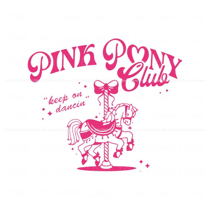 chappell-roan-pink-pony-club-keep-on-dancin-svg